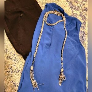 Blue Tank Dress Shirt